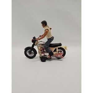 Fonzie Happy Days Motorcycle Toy + Vintage 1970s Action Figure TV Memorabilia